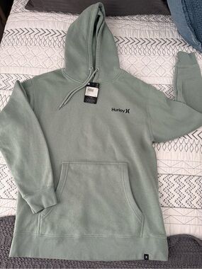Hurley men’s medium hoodie. Sage green.